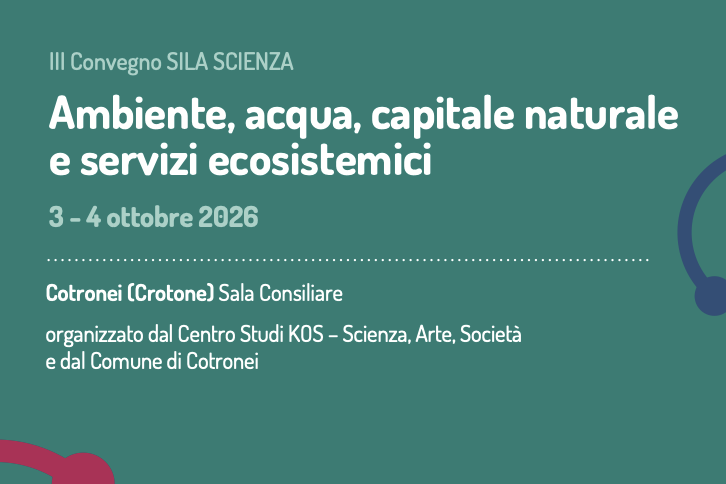 SILA SCIENZA - Ambiente, acqua, capitale naturale e servizi ecosistemici